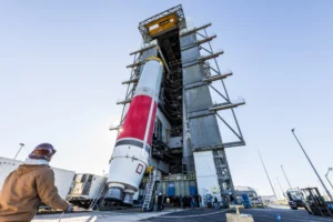A United Launch Alliance Vulcan rocket is scheduled to launch the Space Force mission USSF-87 in February 2026. (Image Credit: United Launch Alliance)